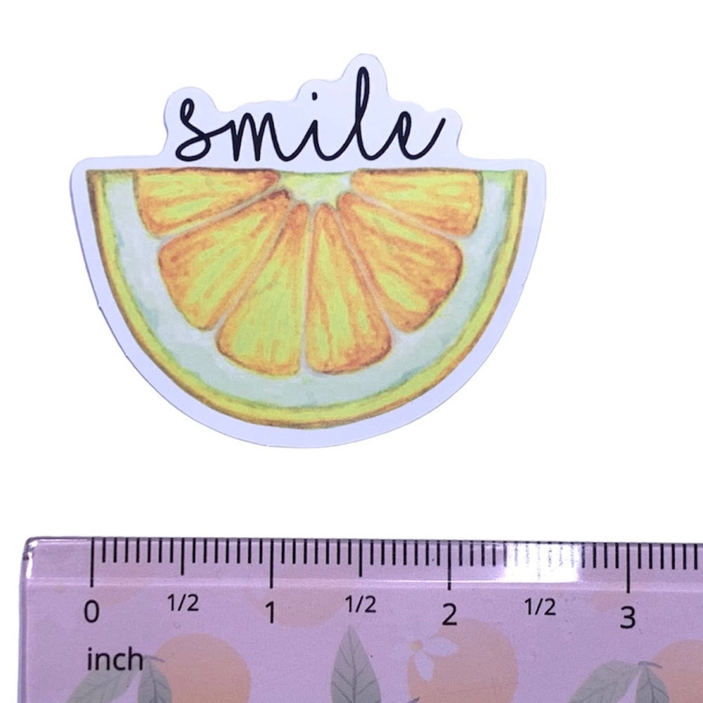 Smile Vinyl Sticker - Picture 2 of 2
